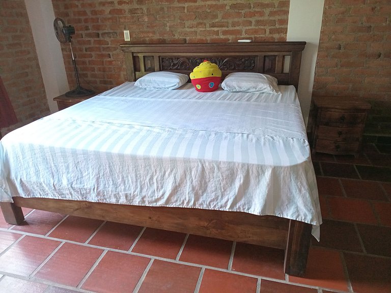 Country House in Nature, Culture, and Pool