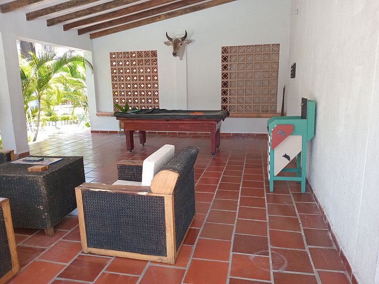 Country House in Nature, Culture, and Pool