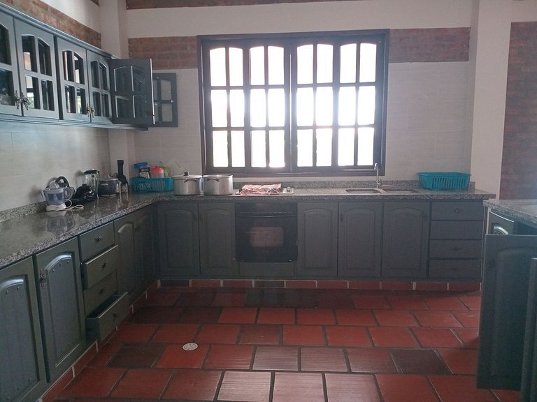 Country House in Nature, Culture, and Pool