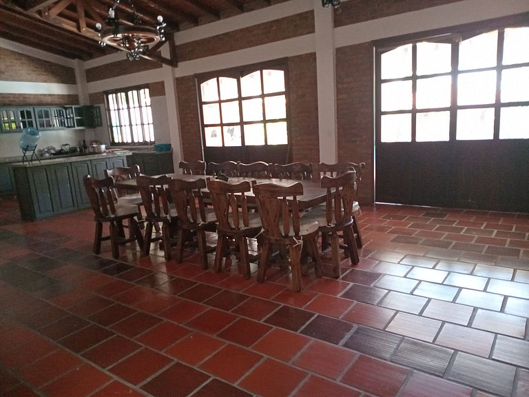 Country House in Nature, Culture, and Pool