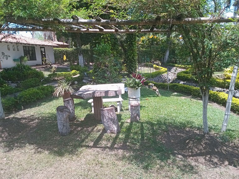 Country House in Nature, Culture, and Pool