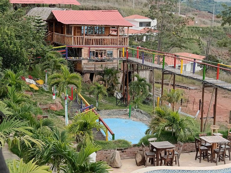 Cabañas ecológicas en Santa Elena