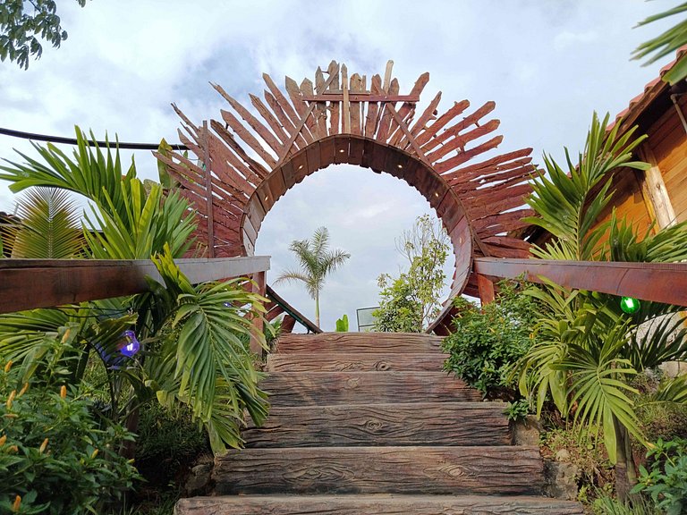 Cabañas ecológicas en Santa Elena